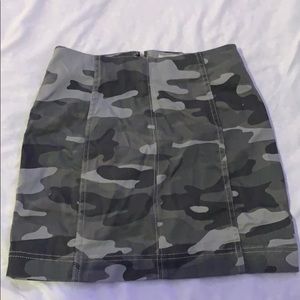 Camo skirt
